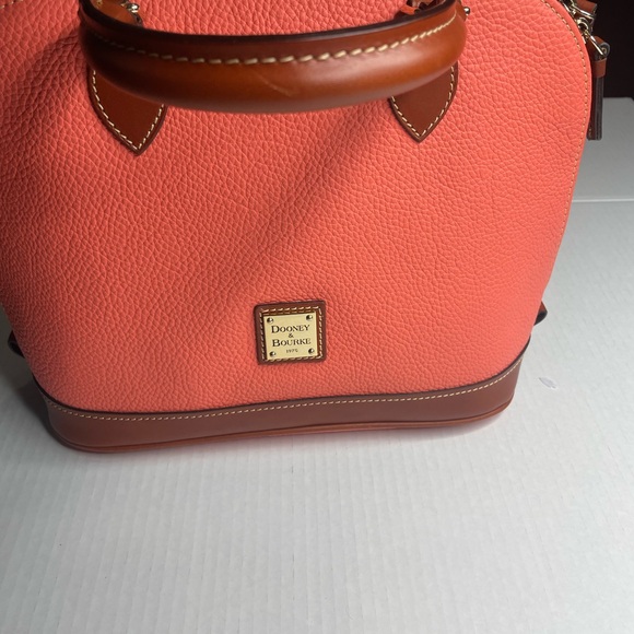 Dooney & Bourke Pink Leather Satchel - Picture 1 of 11